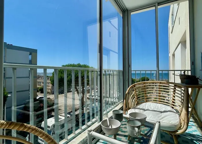 Appartement Le Neptune T2 Terrasse Vue Mer Plage A Pied Parking